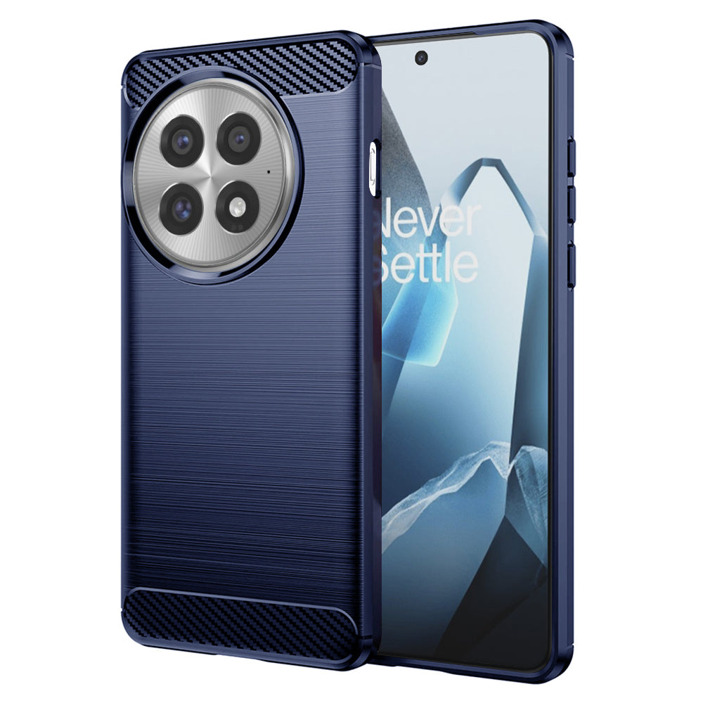 Custodia per OnePlus 13, Techsuit, Carbonio, Blu