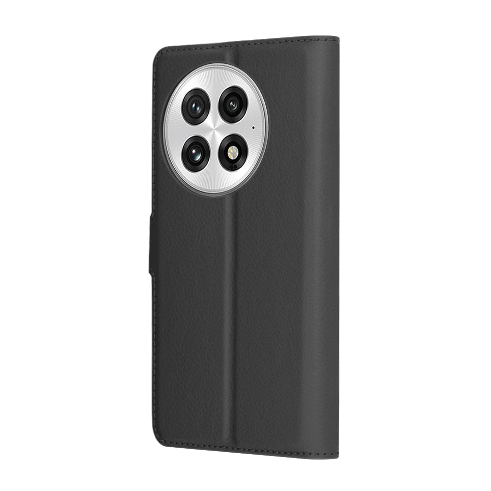 Custodia per OnePlus 13, Techsuit, Leather Folio, Nera