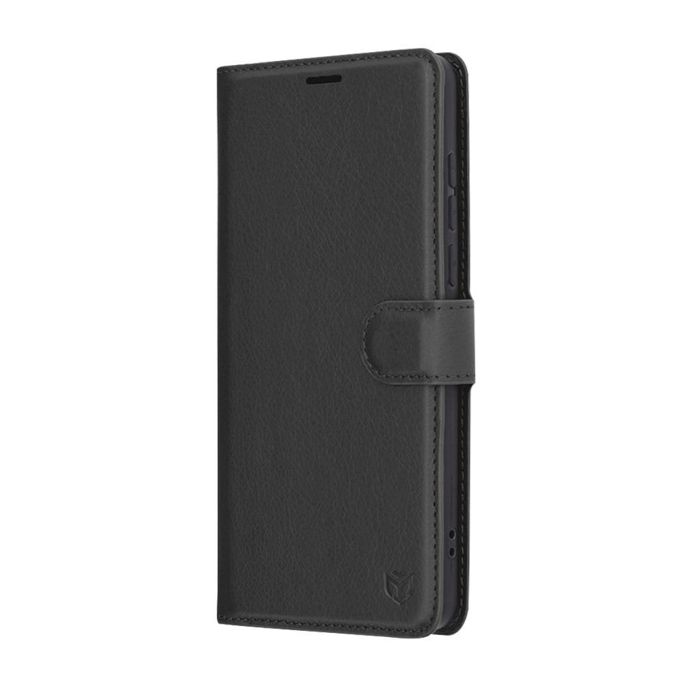 Custodia per OnePlus 13, Techsuit, Leather Folio, Nera