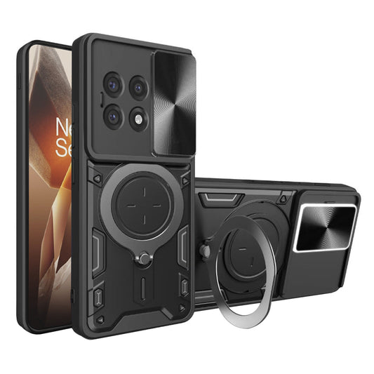 Custodia per OnePlus 13R, Techsuit, CamGuard Pro, Nera