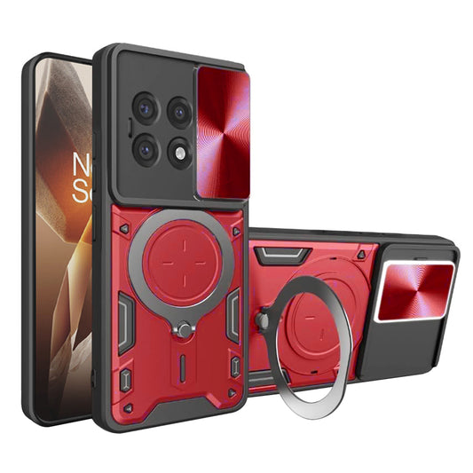 Custodia per OnePlus 13R, Techsuit, CamGuard Pro, Rossa