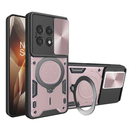 Custodia per OnePlus 13R, Techsuit, CamGuard Pro, Rosa Dorato