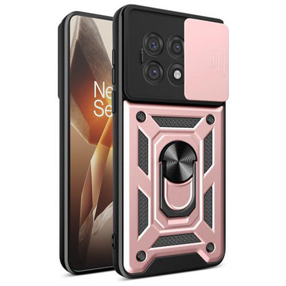 Custodia per OnePlus 13R, Techsuit, CamShield, Rosa