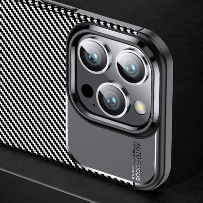 Custodia per OnePlus 13R, Techsuit, CarbonFiber, Nera