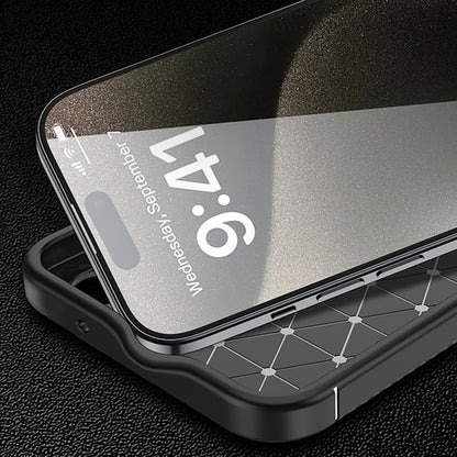 Custodia per OnePlus 13R, Techsuit, CarbonFiber, Nera