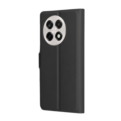 Custodia per OnePlus 13R, Techsuit, Leather Folio, Nera