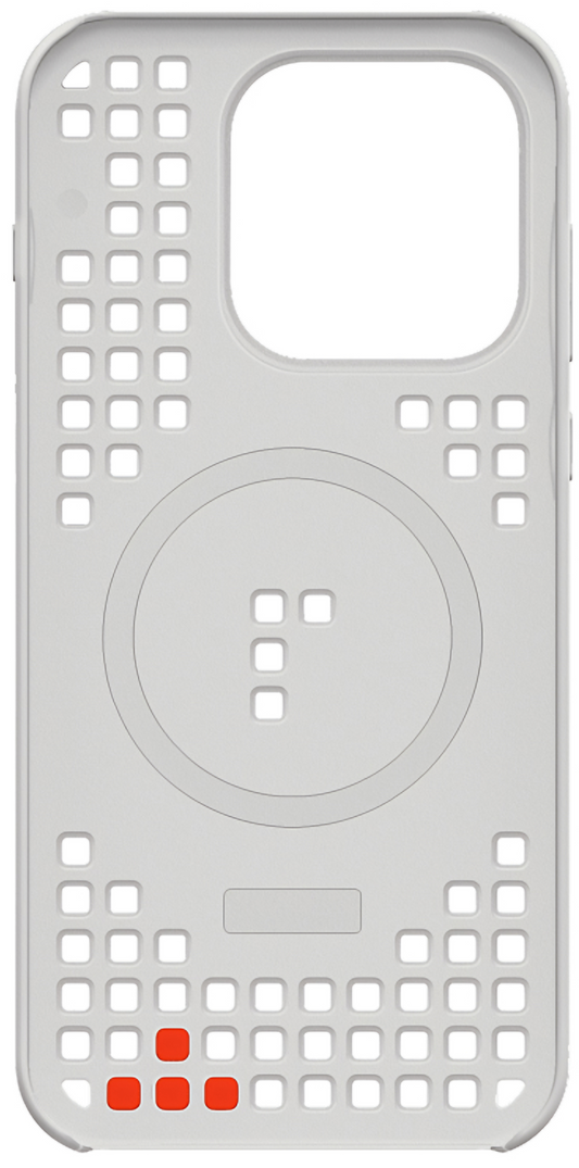 Custodia per OnePlus 15, Hole Pattern Magnetic, Grigio, Ricondizionata 5431102022