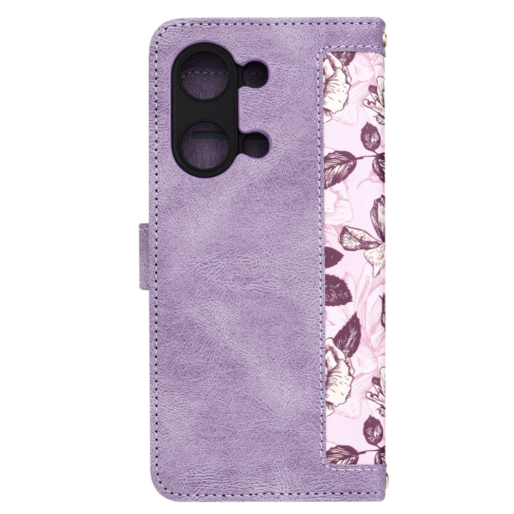Custodia per OnePlus Nord 3, Techsuit, FlipCraft, Viola