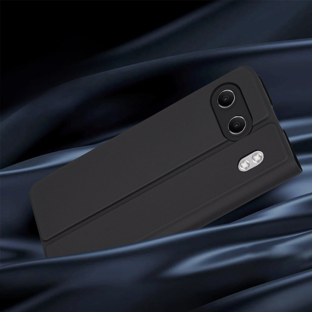 Custodia per OnePlus Nord 4, Techsuit, Magskin Book, Nera