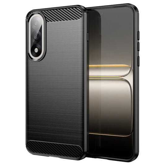Custodia per OnePlus Nord 5, Techsuit, Carbonio, Nera