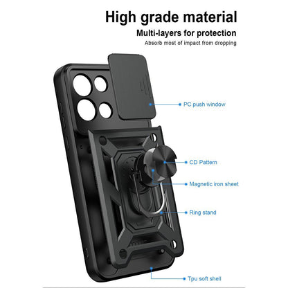 Custodia per OnePlus Nord 6, Techsuit, CamShield, Blu