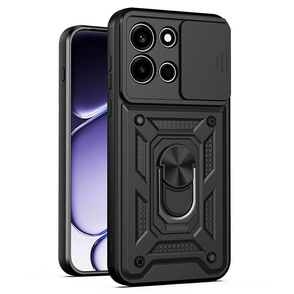 Custodia per OnePlus Nord 6, Techsuit, CamShield, Nera