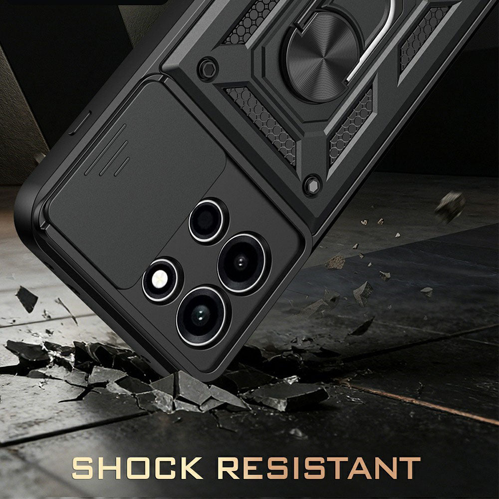 Custodia per OnePlus Nord 6, Techsuit, CamShield, Nera