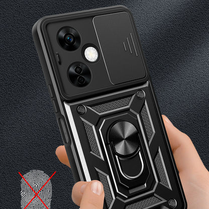 Custodia per OnePlus Nord CE 3 Lite, Techsuit, CamShield, Nera