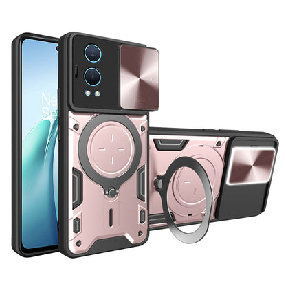 Custodia per OnePlus Nord CE4 Lite, Techsuit, CamGuard Pro, Rosa Oro
