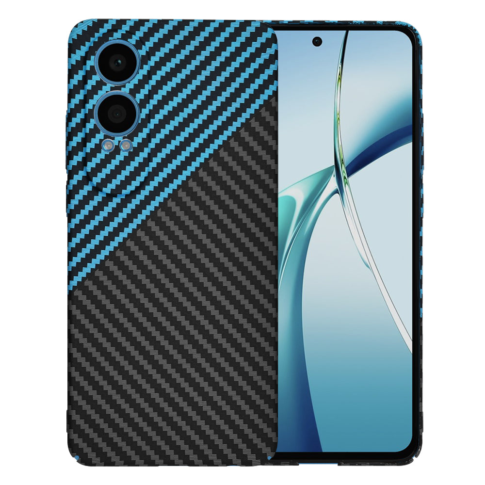 Custodia per OnePlus Nord CE4 Lite, Techsuit, Carbonite FiberShell, Nero Bleu