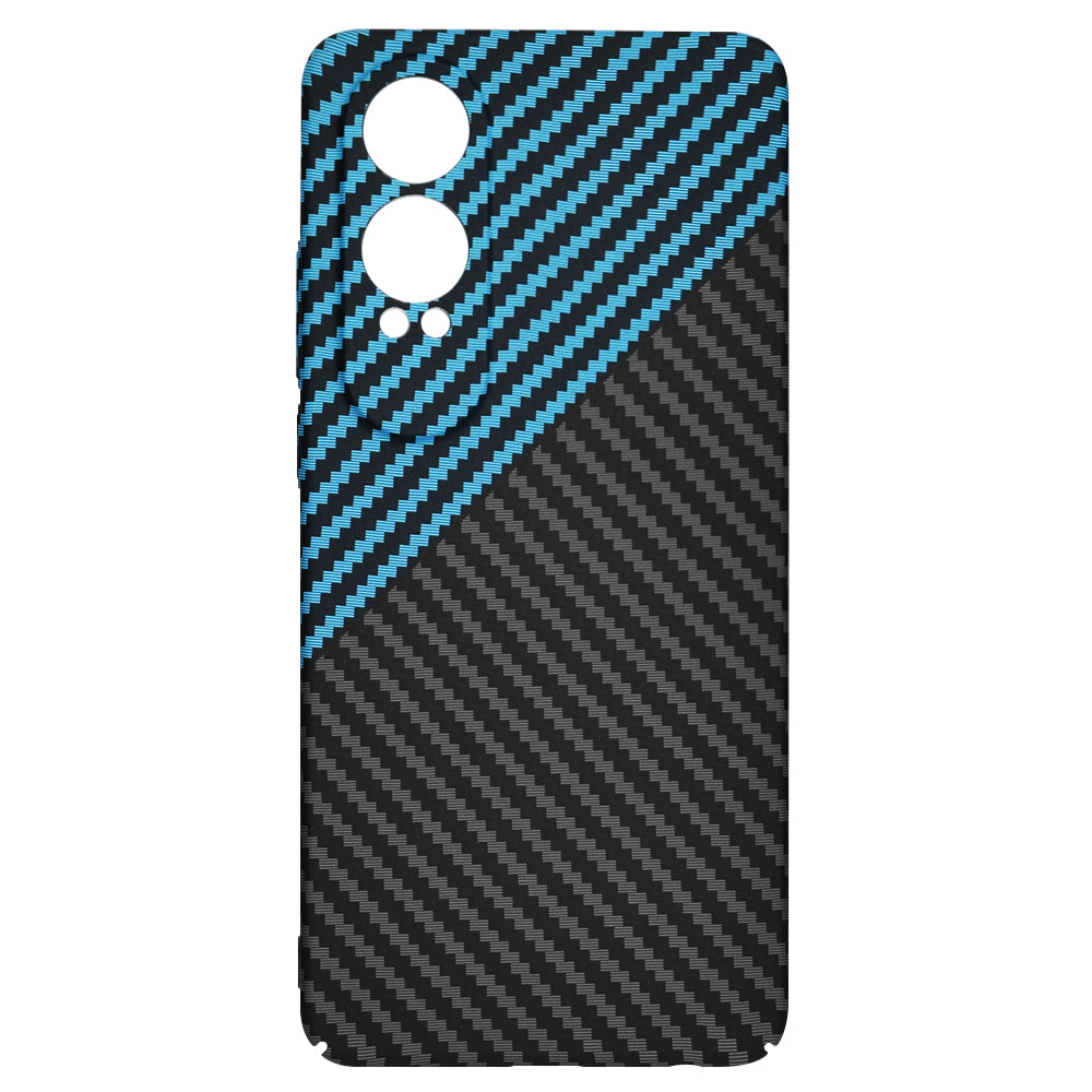 Custodia per OnePlus Nord CE4 Lite, Techsuit, Carbonite FiberShell, Nero Bleu
