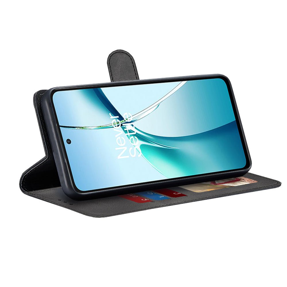 Custodia per OnePlus Nord CE4 Lite, Techsuit, Diary Book, Nera