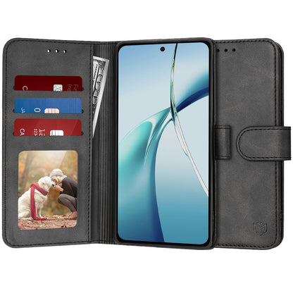 Custodia per OnePlus Nord CE4 Lite, Techsuit, Diary Book, Nera
