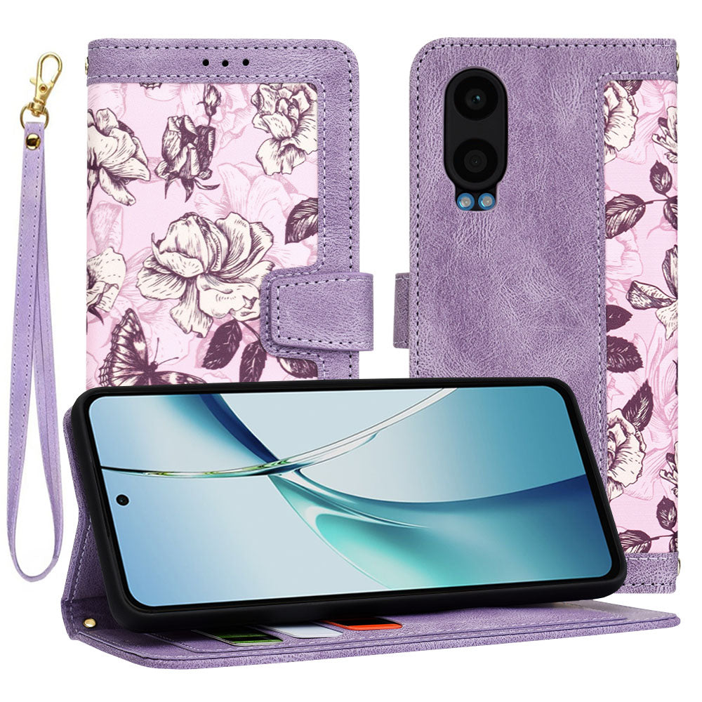Custodia per OnePlus Nord CE4 Lite, Techsuit, FlipCraft, Viola