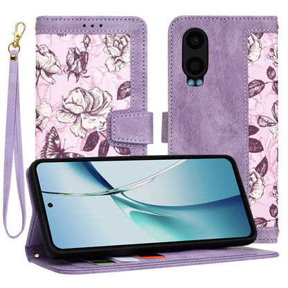 Custodia per OnePlus Nord CE4 Lite, Techsuit, FlipCraft, Viola