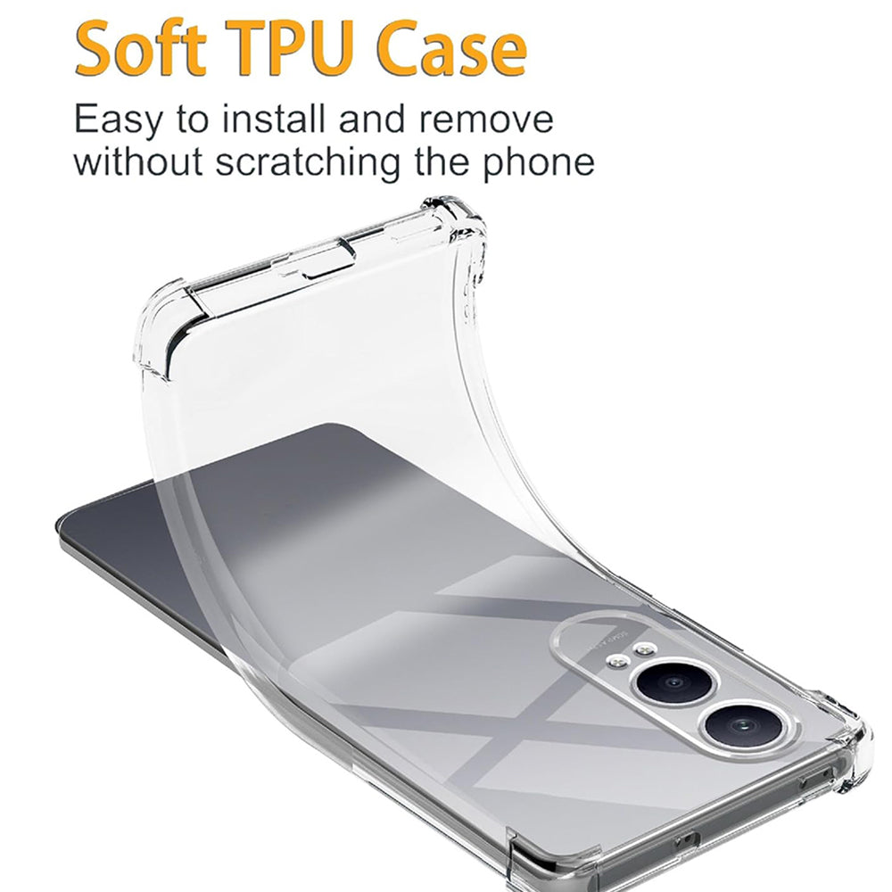 Custodia per OnePlus Nord CE4 Lite, Techsuit, Shockproof Clear, Trasparente