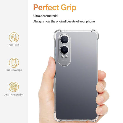 Custodia per OnePlus Nord CE4 Lite, Techsuit, Shockproof Clear, Trasparente