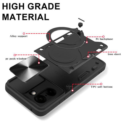 Custodia per OnePlus Nord CE5, Techsuit, CamGuard Pro, Nera