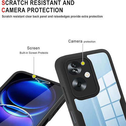 Custodia per OnePlus Nord N30 SE / Oppo A79, Techsuit, ColorVerse 360, Nera