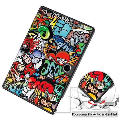Custodia per OnePlus Pad Lite / Oppo Pad SE, Techsuit, FoldPro Urban Vibe, Multicolore