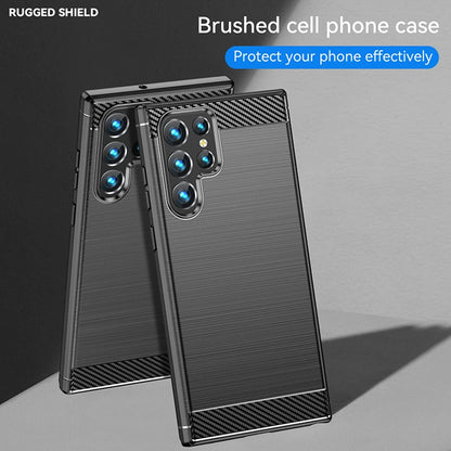Custodia per Oppo A3 4G / A3, Techsuit, Carbonio, Nera