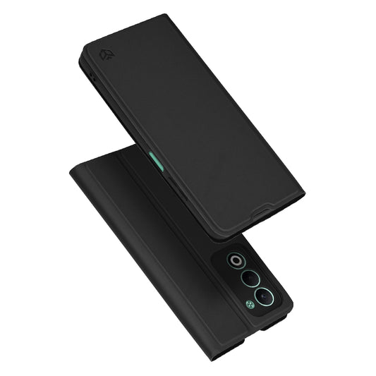 Custodia per Oppo A5 4G / A5 5G, Techsuit, Magskin Book, Nera