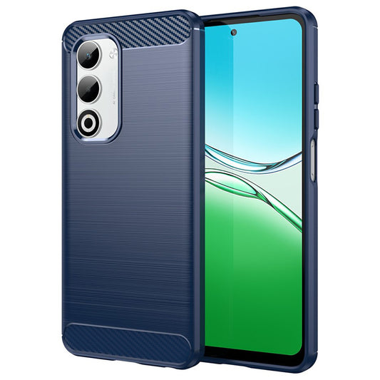 Custodia per Oppo A5 4G, Techsuit, Carbonio, Blu