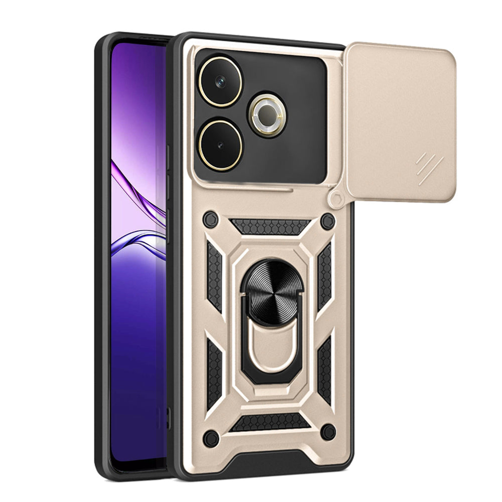 Custodia per Oppo A5 Pro 4G / A5 Pro, Techsuit, CamShield, Dorata