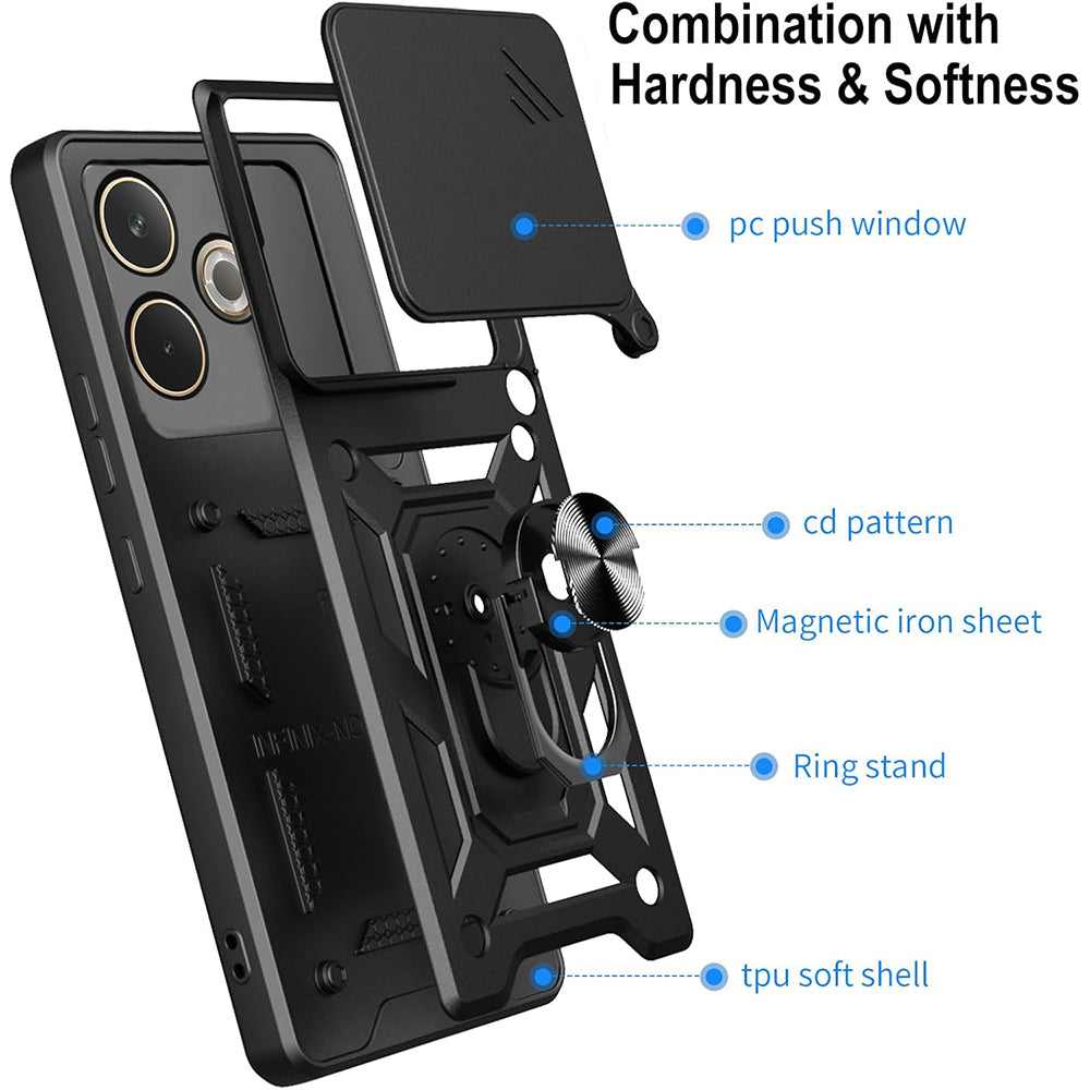 Custodia per Oppo A5 Pro 4G / A5 Pro, Techsuit, CamShield, Verde
