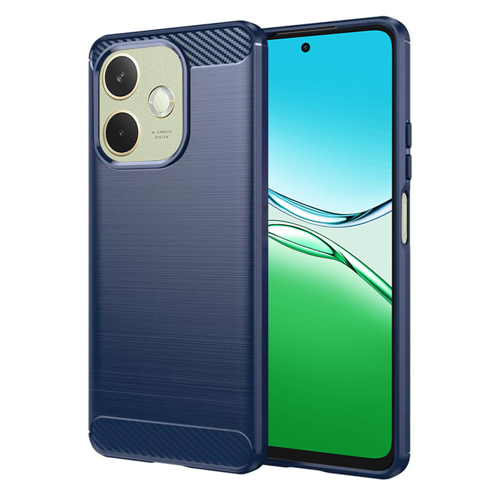 Custodia per Oppo A5 Pro 4G / A5 Pro, Techsuit, Carbonio, Blu