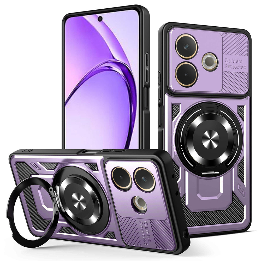 Custodia per Oppo A5 Pro 4G / A5 Pro, Techsuit, RuggedCam, Viola
