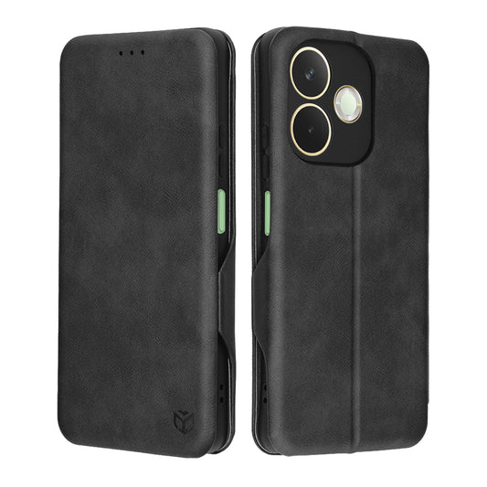Custodia per Oppo A5 Pro 4G / A5 Pro, Techsuit, Safe Wallet Plus, Nera