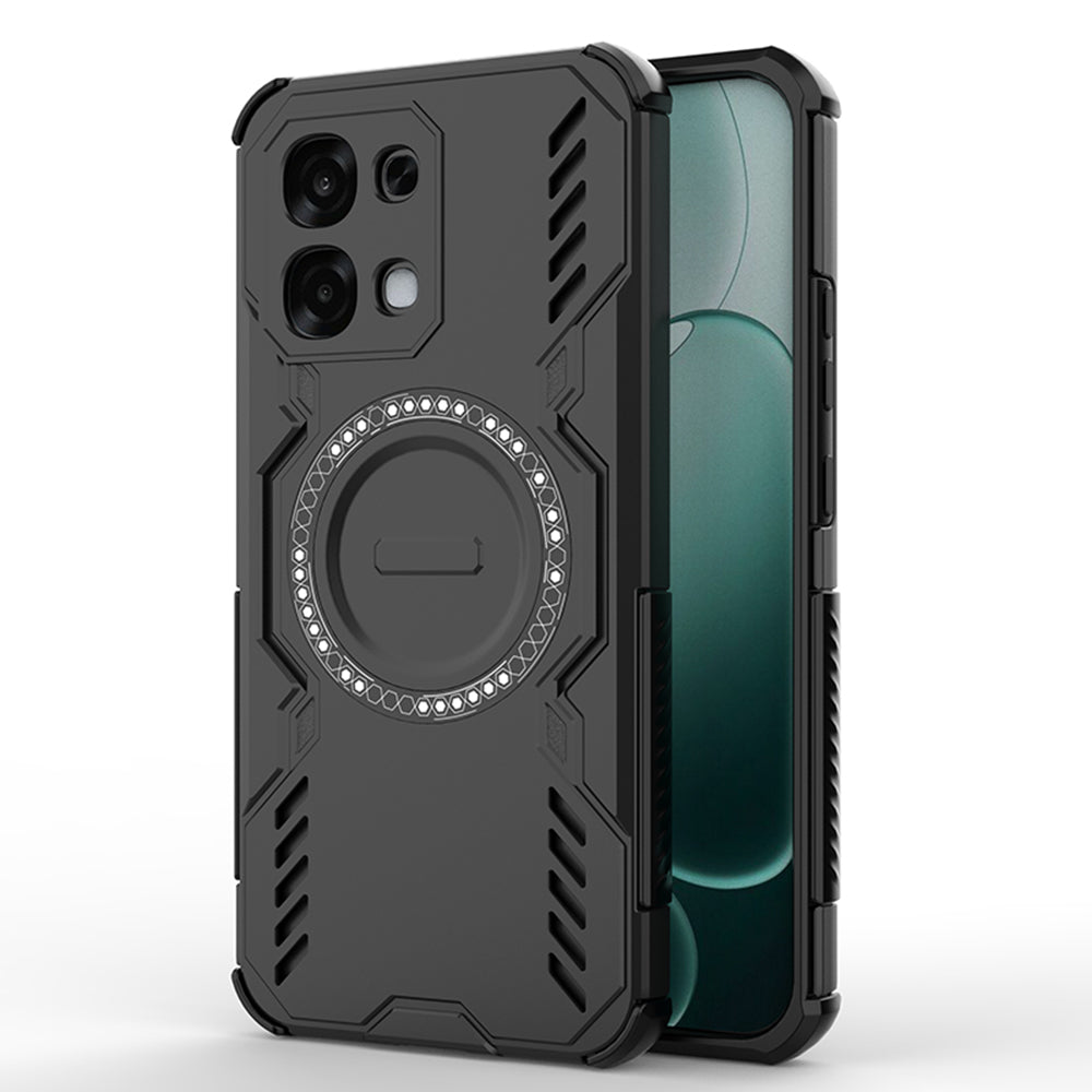 Custodia MagSafe per Oppo A6 Pro 5G / A6 Pro 4G, Techsuit, ArmorMag, Nera