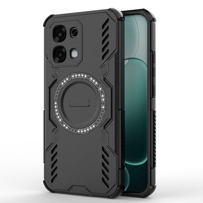 Custodia MagSafe per Oppo A6 Pro 5G / A6 Pro 4G, Techsuit, ArmorMag, Nera