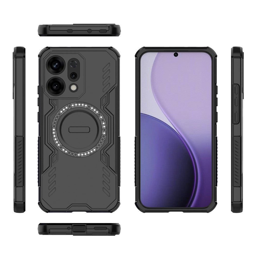 Custodia MagSafe per Oppo A6 Pro 5G / A6 Pro 4G, Techsuit, ArmorMag, Nera