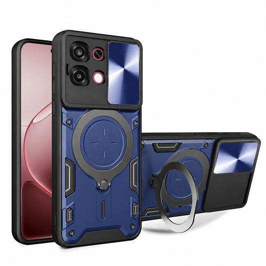 Custodia per Oppo A6 Pro 5G / A6 Pro 4G, Techsuit, CamGuard Pro, Blu