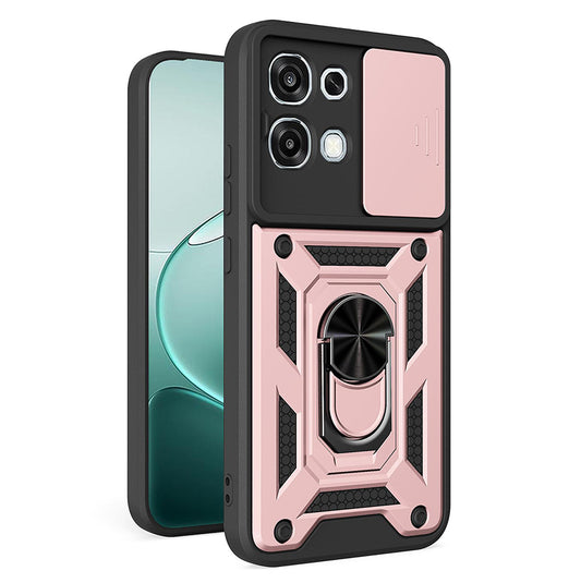 Custodia per Oppo A6 Pro 5G / A6 Pro 4G, Techsuit, CamShield, Rosa Dorato
