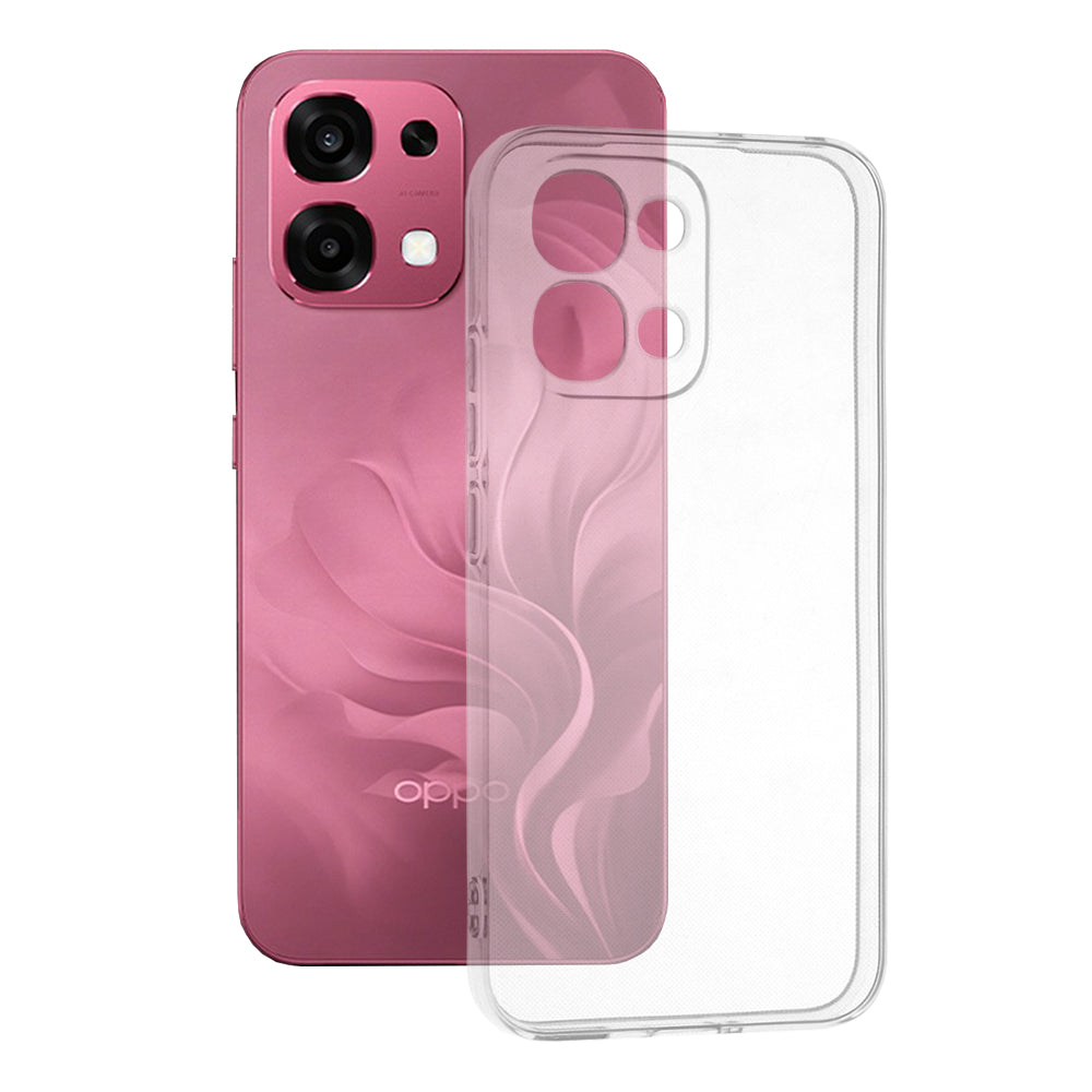 Custodia per Oppo A6 Pro 5G / A6 Pro 4G, Techsuit, Clear, Trasparente