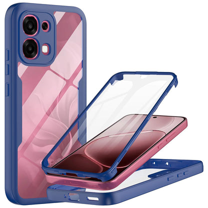 Custodia per Oppo A6 Pro 5G / A6 Pro 4G, Techsuit, ColorVerse 360, Blu