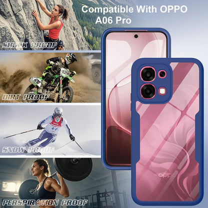 Custodia per Oppo A6 Pro 5G / A6 Pro 4G, Techsuit, ColorVerse 360, Blu