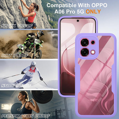 Custodia per Oppo A6 Pro 5G / A6 Pro 4G, Techsuit, ColorVerse 360, Viola