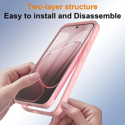 Custodia per Oppo A6 Pro 5G / A6 Pro 4G, Techsuit, ColorVerse 360, Rosa
