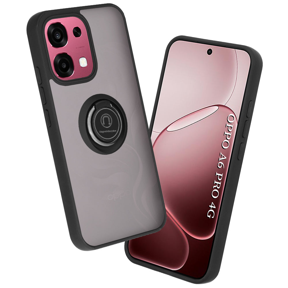 Custodia per Oppo A6 Pro 5G / A6 Pro 4G, Techsuit, Glinth, Nera
