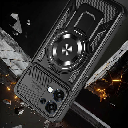 Case for Oppo A6 Pro 5G / A6 Pro 4G, Techsuit, RuggedCam, Blue